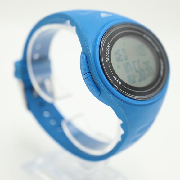 Adidas Mens Blue Digital Sport 49mm Watch Alarm Chrono Timer with New Battery - Picture 8 of 15